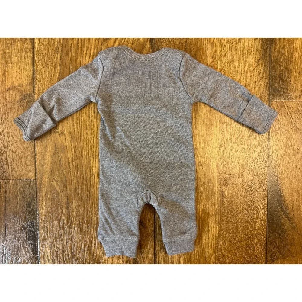Carters Baby Boy Preemie Outfit Romper Long Sleeve Clothes‎ New Family Favorite